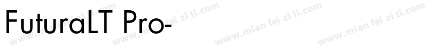 FuturaLT Pro字体转换